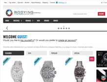 Tablet Screenshot of bodying.com.au